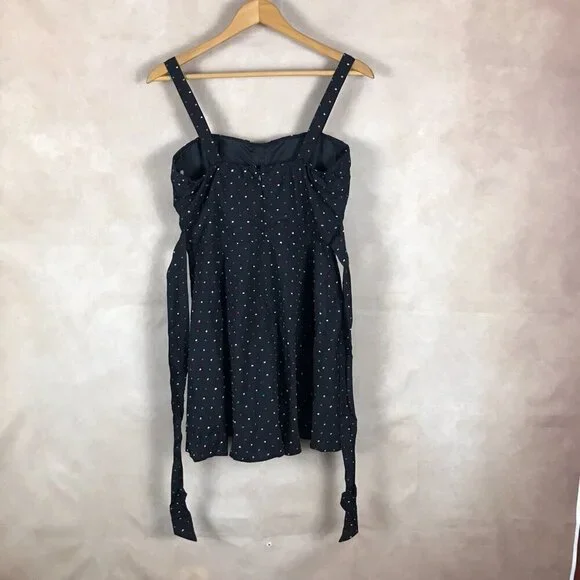 HEART SOUL Colorful Polka Dot Cotton Dress NWT L - Picture 7 of 15